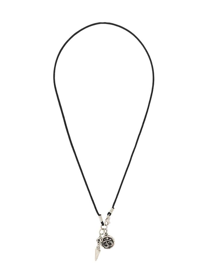 King Baby Vajra And Om Pendant Necklace - Metallic