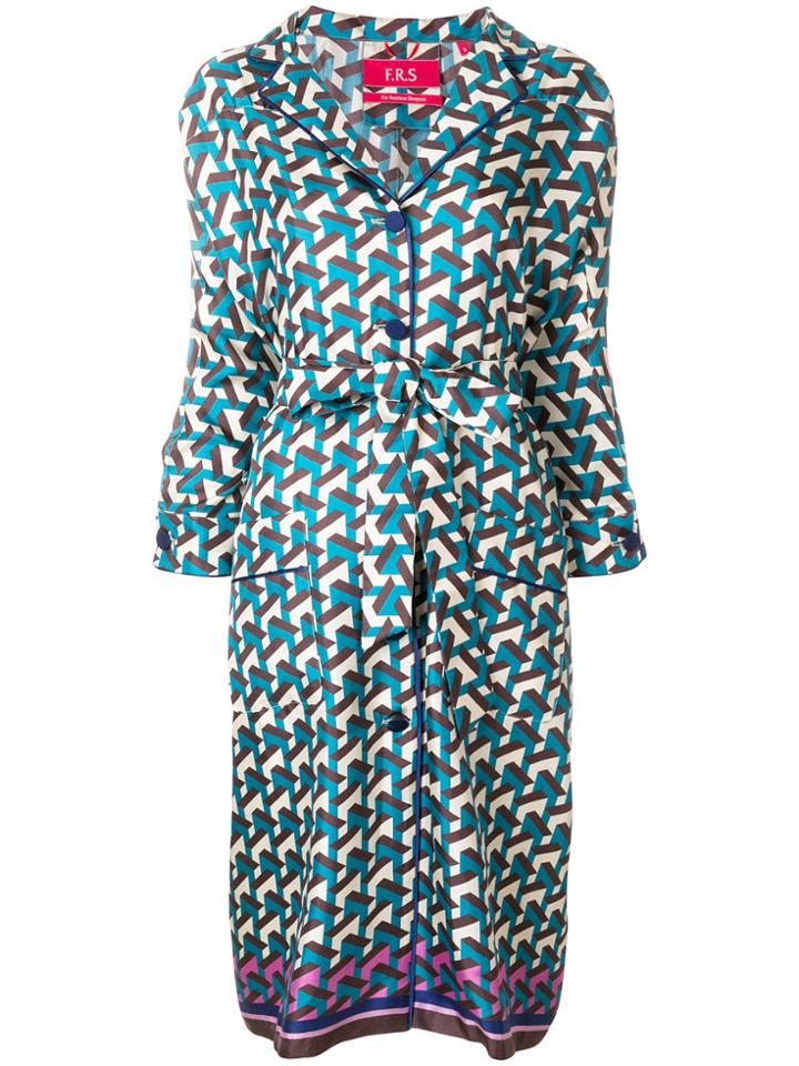 F.r.s For Restless Sleepers Geometric Print Dress - Multicolour