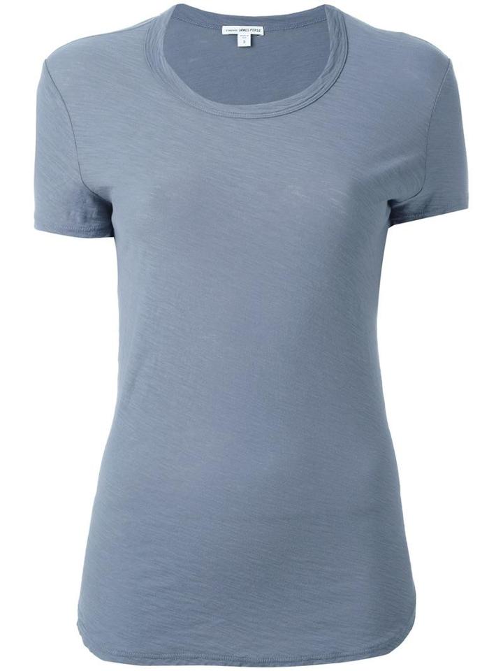 James Perse Peplum T-shirt, Women's, Size: 2, Grey, Cotton