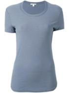 James Perse Peplum T-shirt, Women's, Size: 2, Grey, Cotton