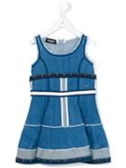 Dsquared2 Kids - Sleeveless Denim Dress - Kids - Cotton/spandex/elastane - 8 Yrs, Girl's, Blue