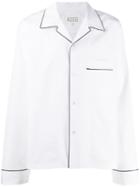 Maison Margiela Contrast Piped Trim Shirt - White