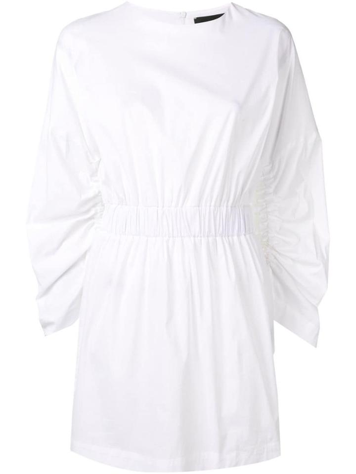 Federica Tosi Ruched Mini Dress - White