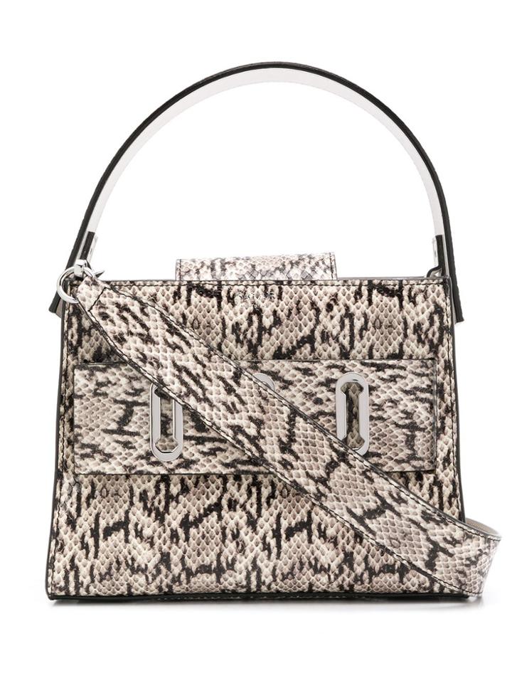 Salar Snakeskin-effect Tote Bag - Neutrals