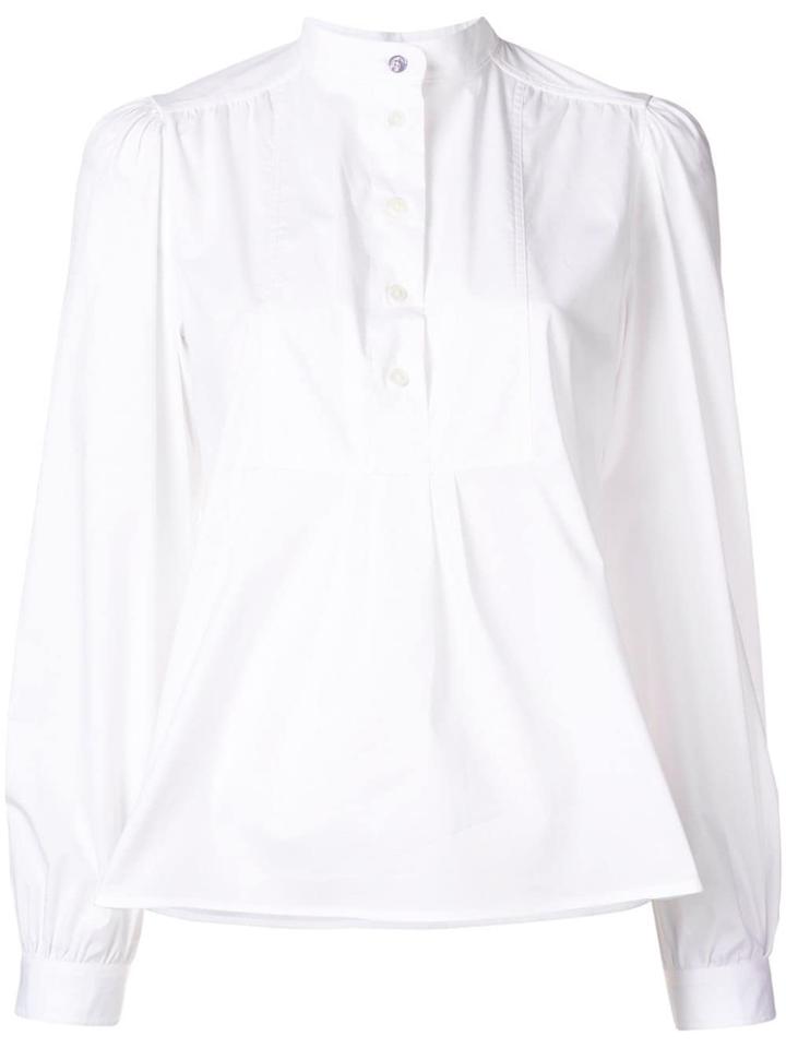 Ps By Paul Smith Plain Structured Blouse - White