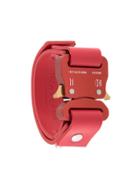 1017 Alyx 9sm Strong Buckle Cuff Bracelet - Red