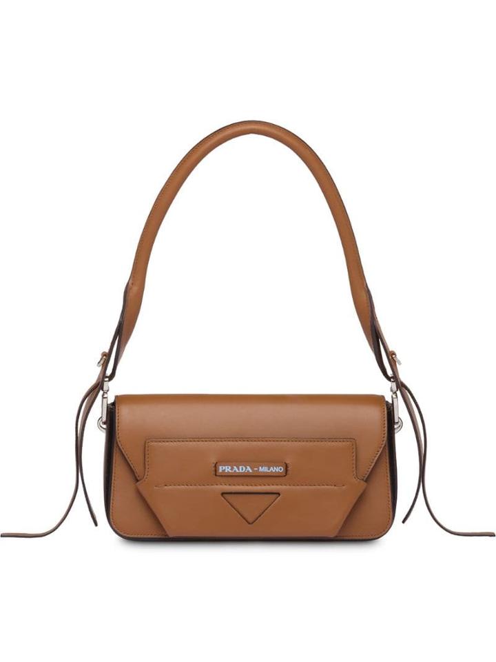 Prada Manuelle Shoulder Bag - Brown