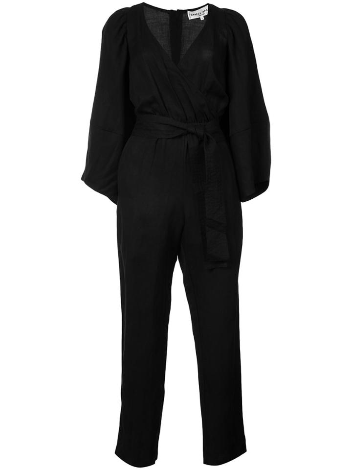 Apiece Apart Meru Tie Waist Jumpsuit - Black