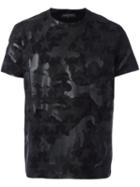 Valentino 'rockstud' Camouflage T-shirt, Men's, Size: Small, Black, Cotton