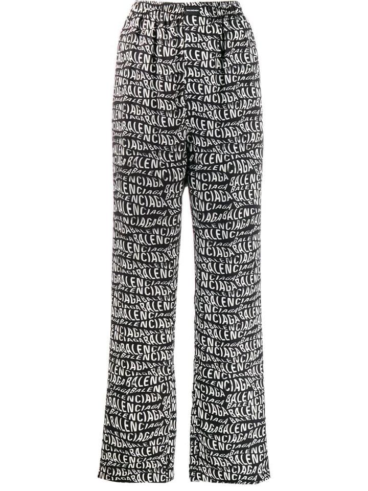Balenciaga Pyjama Trousers - Black