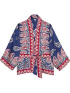Gucci Silk Kimono Jacket - 4005 Blue