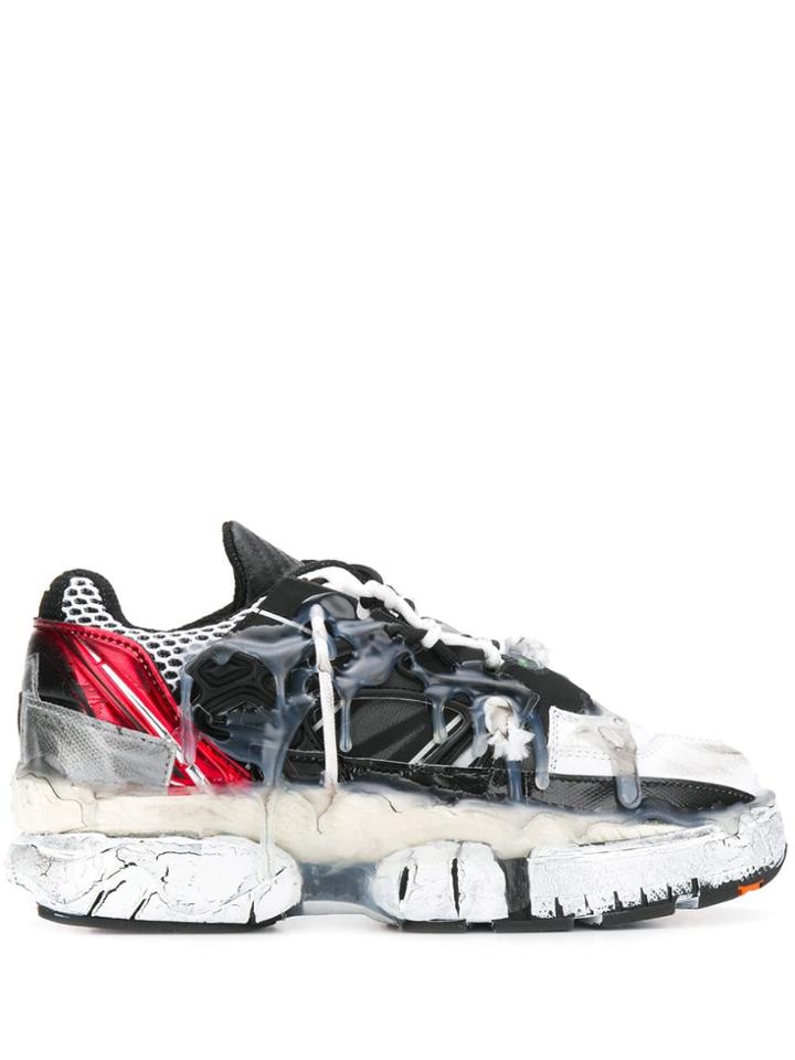 Maison Margiela Distressed Sneakers - White