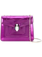 Bulgari - Serpenti Crossbody Bag - Women - Patent Leather - One Size, Women's, Pink/purple, Patent Leather