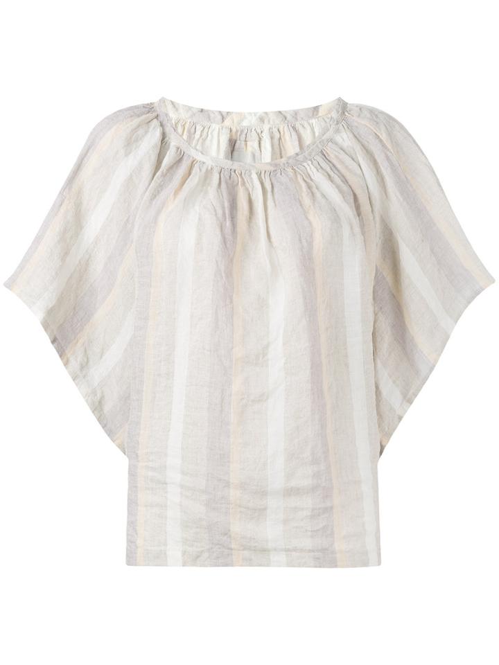 Humanoid - 'skyp' Top - Women - Linen/flax - M, Nude/neutrals, Linen/flax