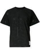 Satisfy Perforated T-shirt - Black