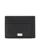 Boss Hugo Boss Pebble Leather Card Holder - Black
