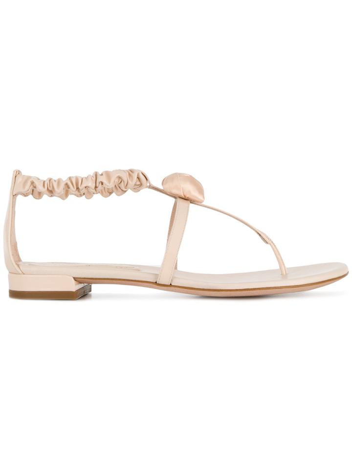 Stuart Weitzman Rosey Sandals - Pink & Purple