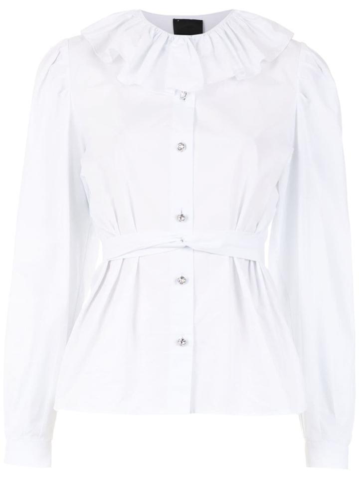Andrea Bogosian Ruffled Shirt - White