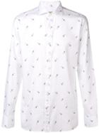 Z Zegna Tennis Racket Print Shirt - White
