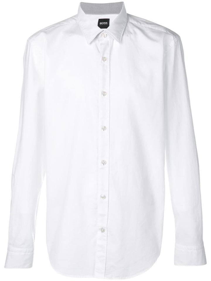 Boss Hugo Boss Pointed Collar Shirt - White