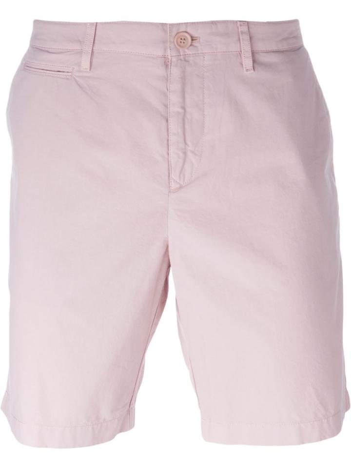 Burberry Chino Shorts, Men's, Size: 38, Pink/purple, Cotton