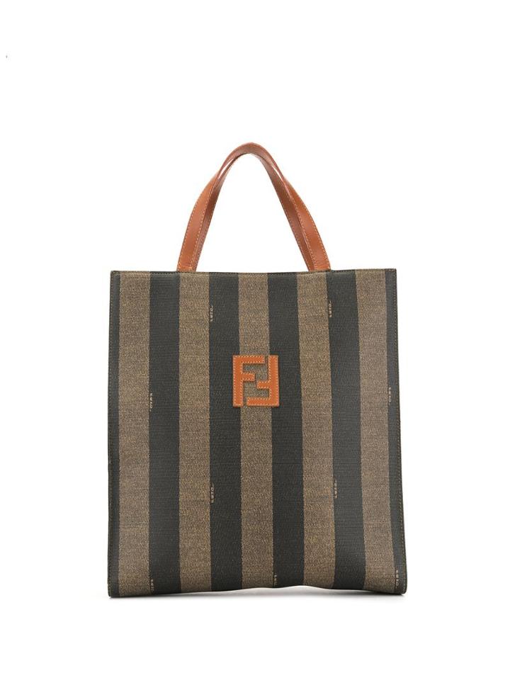 Fendi Pre-owned Pequin 2way Bag - Brown
