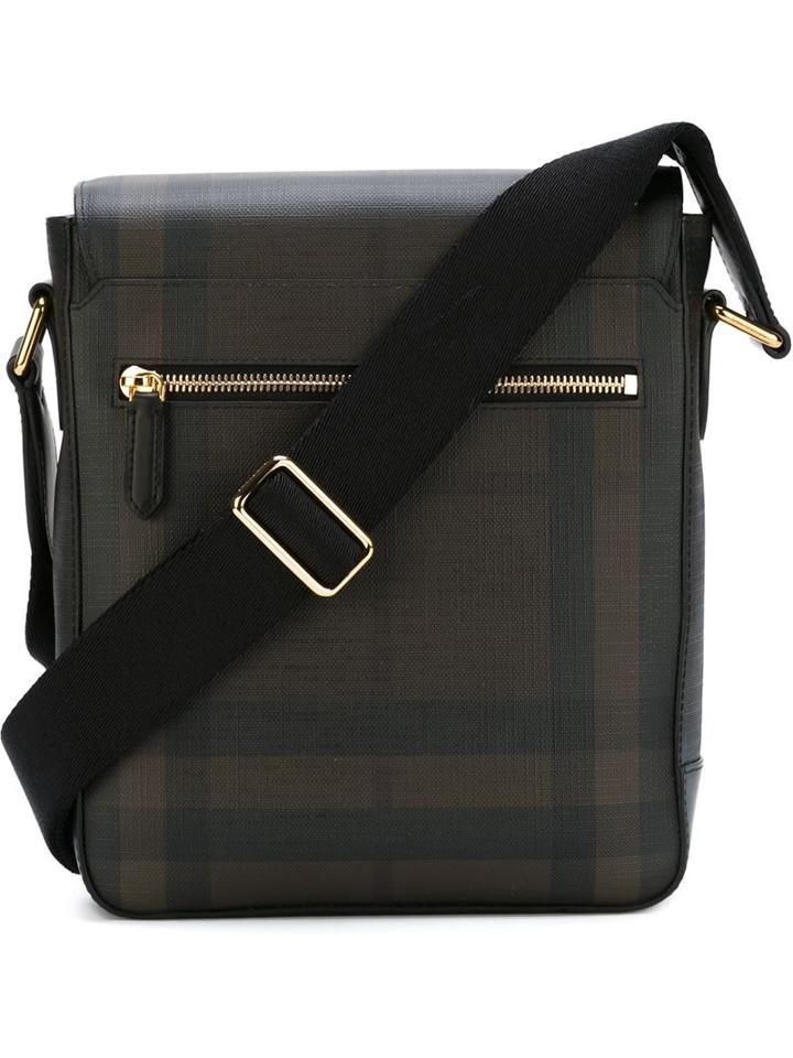 Burberry London Checked Messenger Bag