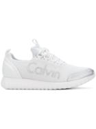 Calvin Klein Jeans Mesh Panel Sneakers - White