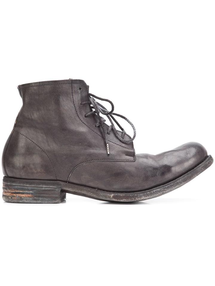 A Diciannoveventitre Mid Peaked Vamp Boots - Black