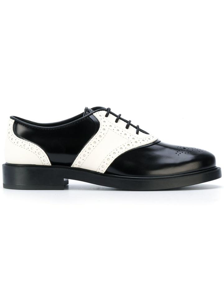 Tod's Two-tone Brogues - Black