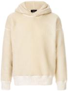 Dsquared2 Shearling Hoodie - White