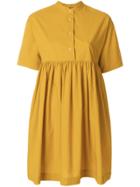 Woolrich Flared Short-sleeve Dress - Yellow & Orange