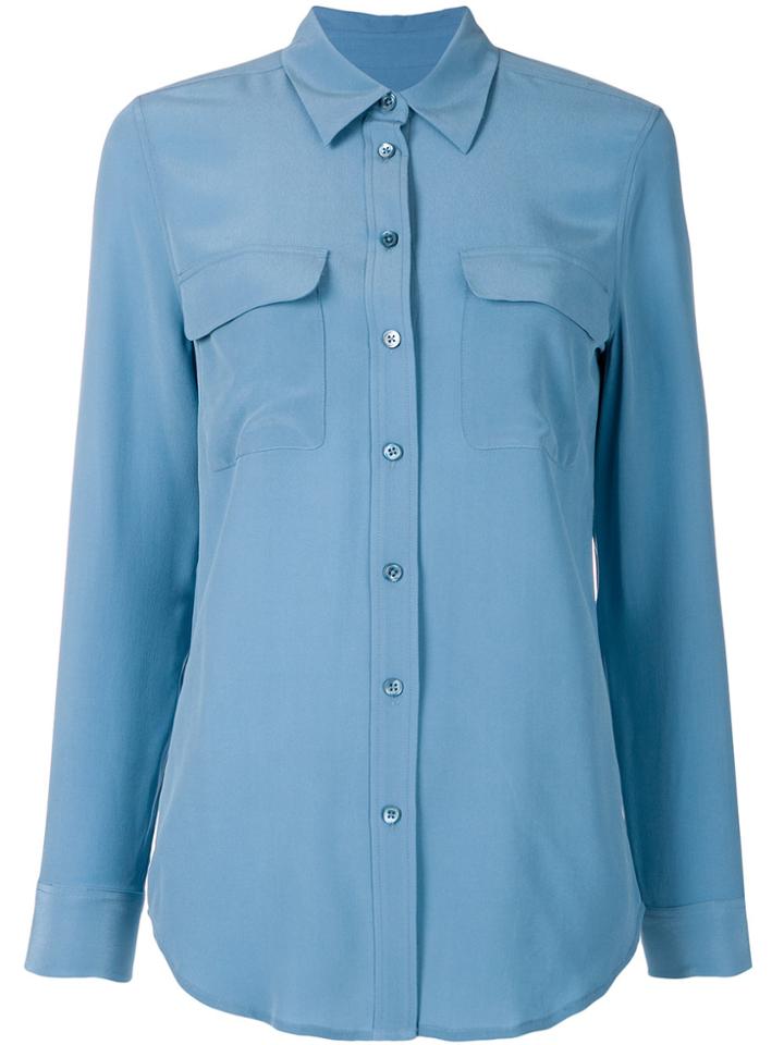 Equipment Pocket Button Shirt - Blue