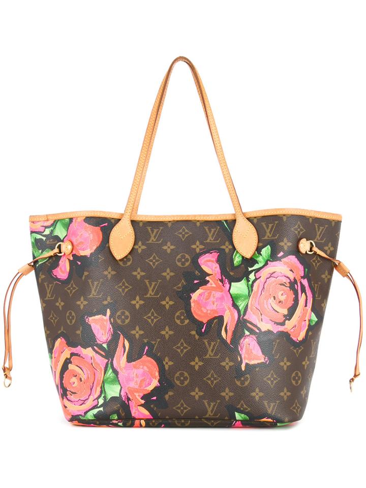 Louis Vuitton Vintage Neverfull Mm Tote Bag - Brown