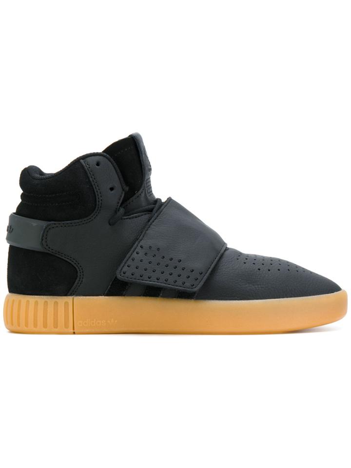 Adidas Adidas Originals Tubular Invader Strap Shoes - Black