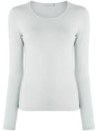 Le Tricot Perugia Round Neck Blouse - Green