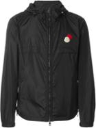 Moncler Hooded Windbreaker Jacket, Men's, Size: 3, Black, Polyamide