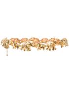Oscar De La Renta Elephant Chain Link Belt - Gold