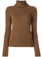 Roberto Collina Roll Neck Sweater - Brown