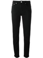 Wood Wood Lou Slim Fit Jeans, Women's, Size: 27, Black, Cotton/spandex/elastane