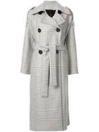 Petar Petrov Double Breasted Trench Coat - Grey