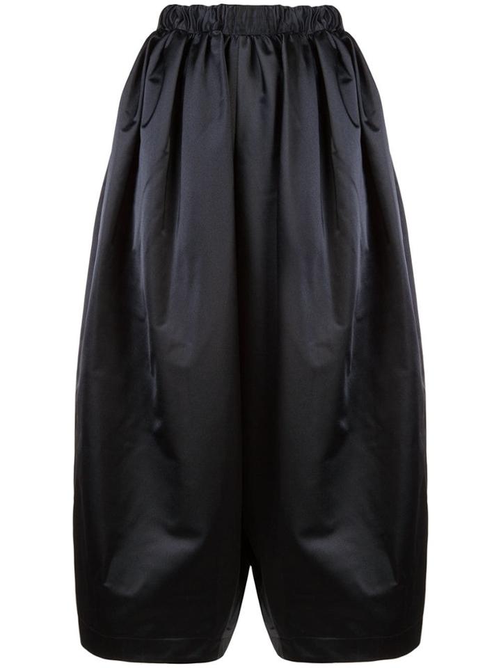 Comme Des Garçons Cropped Balloon Trousers - Black