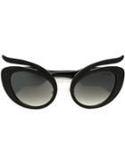 Miu Miu Eyewear Folie Sunglasses - Black