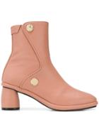 Reike Nen Lapel Detail Boots - Pink & Purple