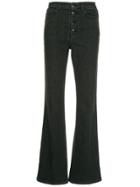 Sonia Rykiel High Waist Button Jeans - Grey