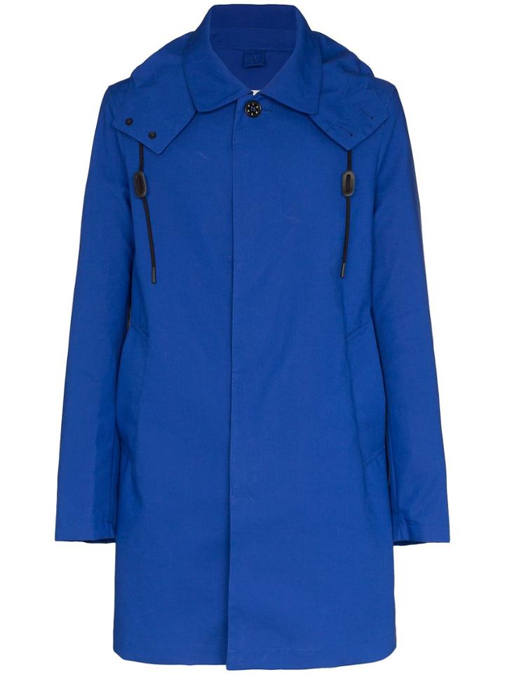 Loreak Mendian Portland Hooded Coat - Blue
