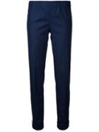 P.a.r.o.s.h. Striped Trim Track Pants, Women's, Size: Medium, Blue, Cotton/spandex/elastane
