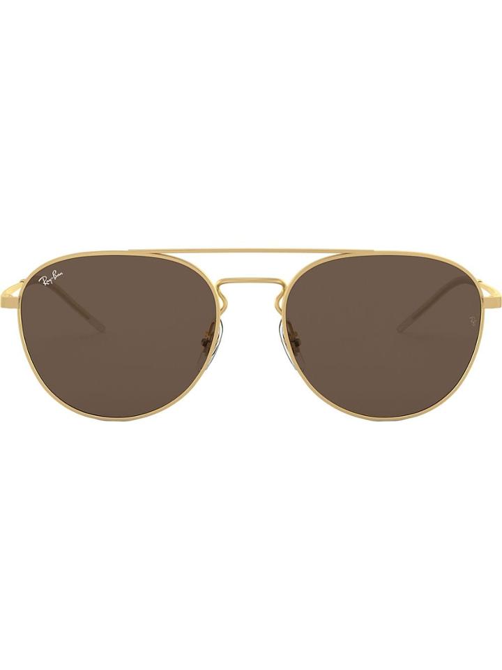 Ray-ban Round Sunglasses - Gold