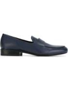 Jil Sander Classic Loafers, Women's, Size: 39.5, Blue, Calf Leather/leather