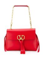 Valentino Valentino Garavani V-ring Shoulder Bag - Red